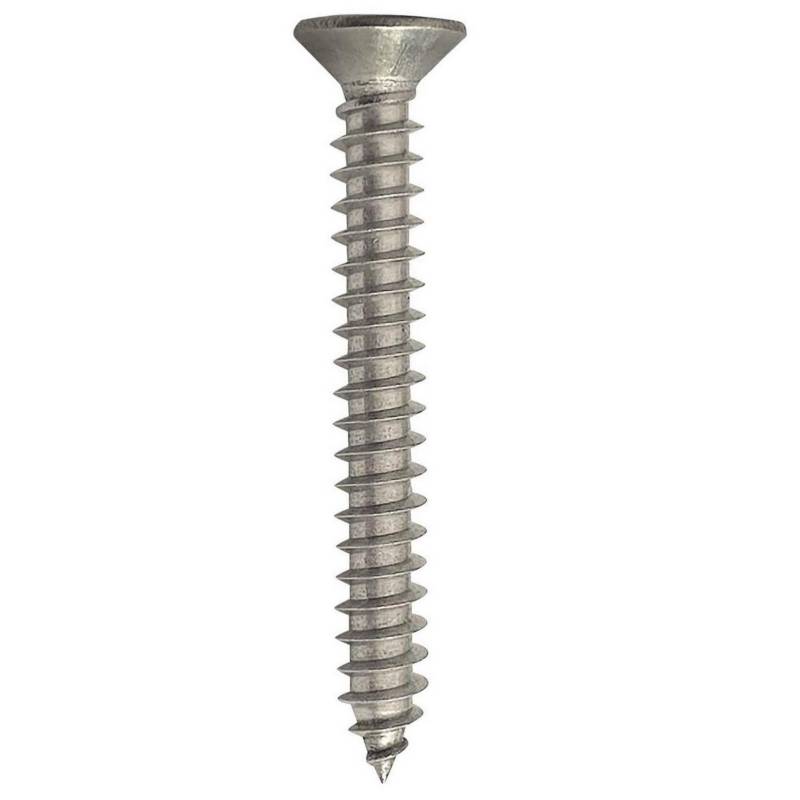 12 X 1-1/2 Phillips Pan Head Sheet Metal Screw 18-8 Stainless Steel
