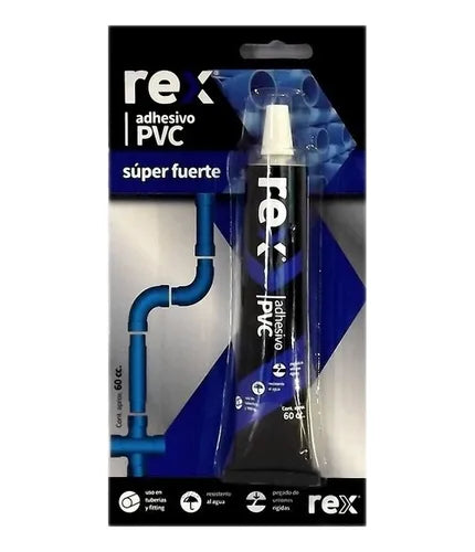 ADHESIVO PVC SUPER FUERTE 60CC REX