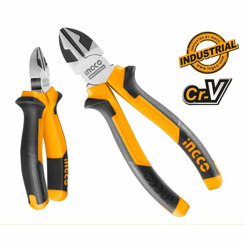 ALICATE CORTE DIAGONAL INDUSTRIAL 180MM/7" INGCO