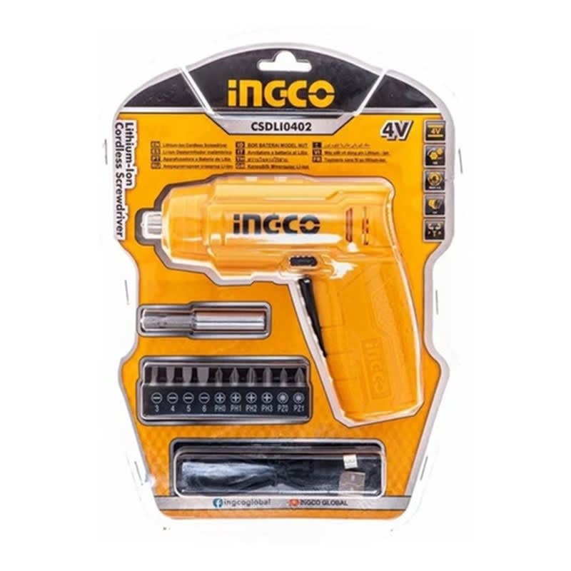 ATORNILLADOR INALAMBRICO 4V INGCO  BLISTER