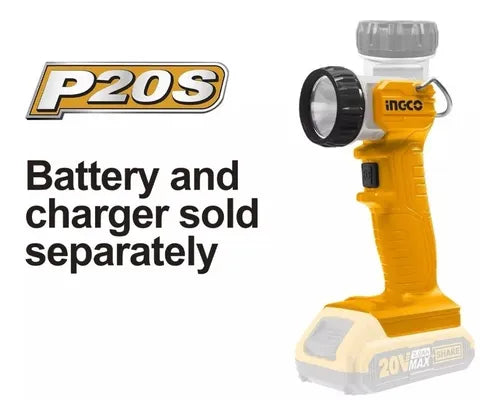 LAMPARA LED INDUSTRIAL INALAMBRICO 20V/270LUM INGCO