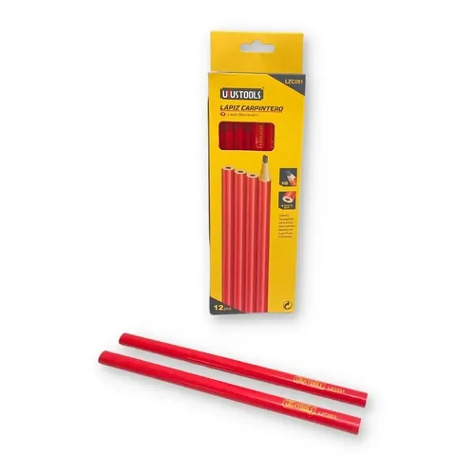 LAPIZ P/MADERA ROJO OVALADO UYUSTOOLS