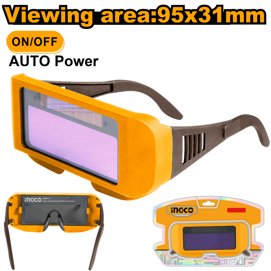 LENTES PARA SOLDAR OSCURECIMIENTO AUTOMATICO INGCO