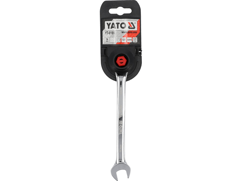 LLAVE PUNTA CORONA 14MM C/CHICHARRA  YATO