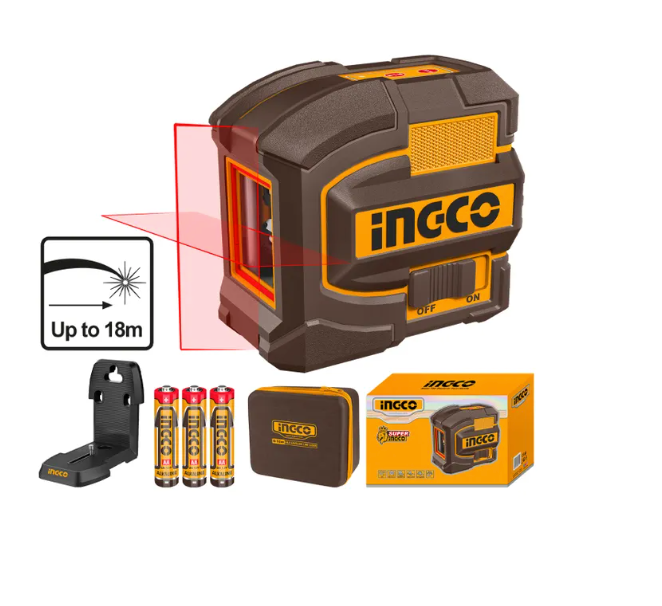 NIVEL LASER TIPO CRUZ 18M INGCO