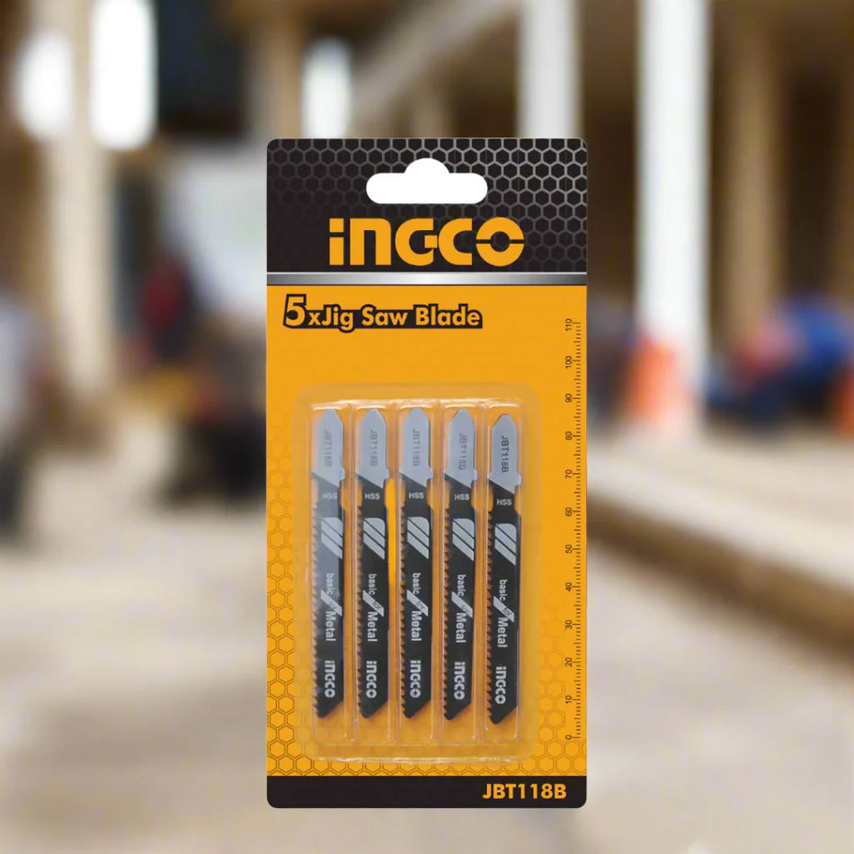 SET HOJAS DE SIERRA CALADORA 5 PIEZAS METAL INGCO