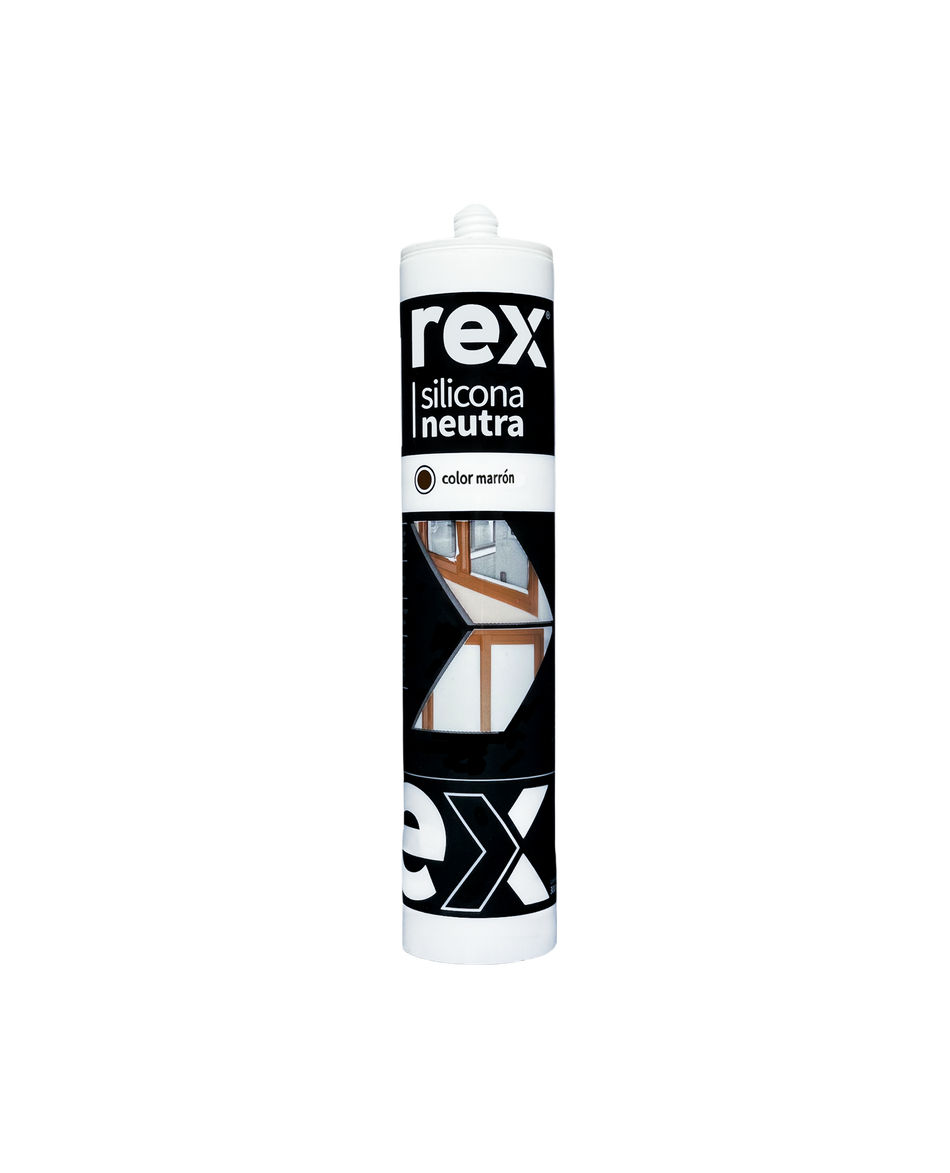 SILICONA NEUTRA MARRON 300ml REX