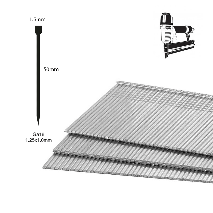CLAVOS P/CLAVADORA (50MM) 5000 PCS INGCO