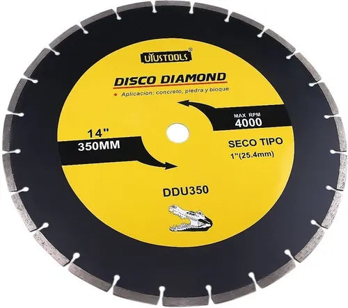 DISCO P/CONCRETO DIAMANTADO 14" SECO UYUSTOOLS