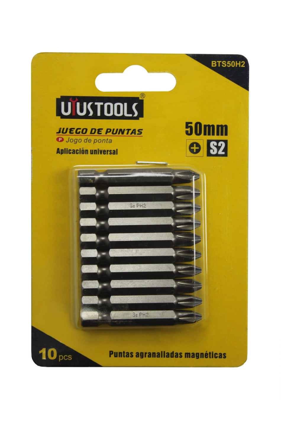SET 10 PUNTAS PH2 50MM UYUSTOOLS