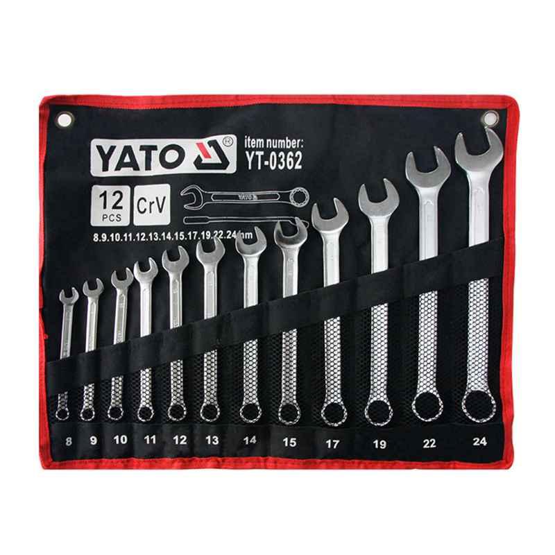 JUEGO DE LLAVES PTA/CORONA 12 PCS YATO