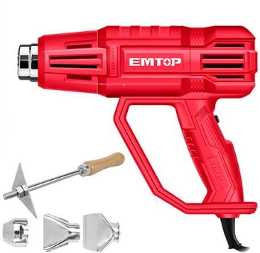 PISTOLA DE CALOR ELECTRICA 2000W EMTOP