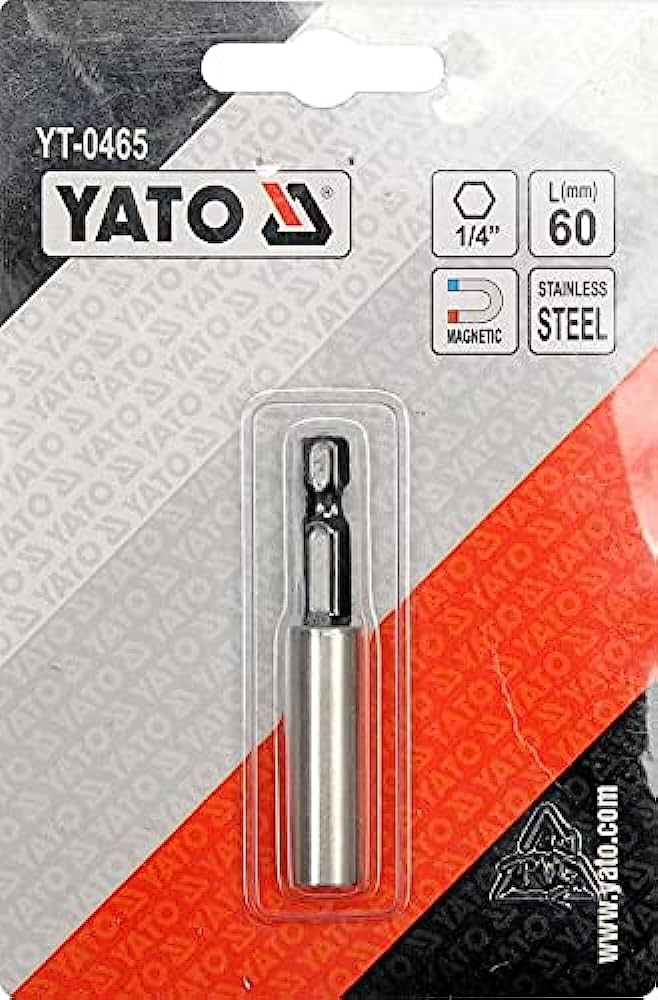 PUNTA DADO HEX. MAGN. 1/4 X 60MM YATO