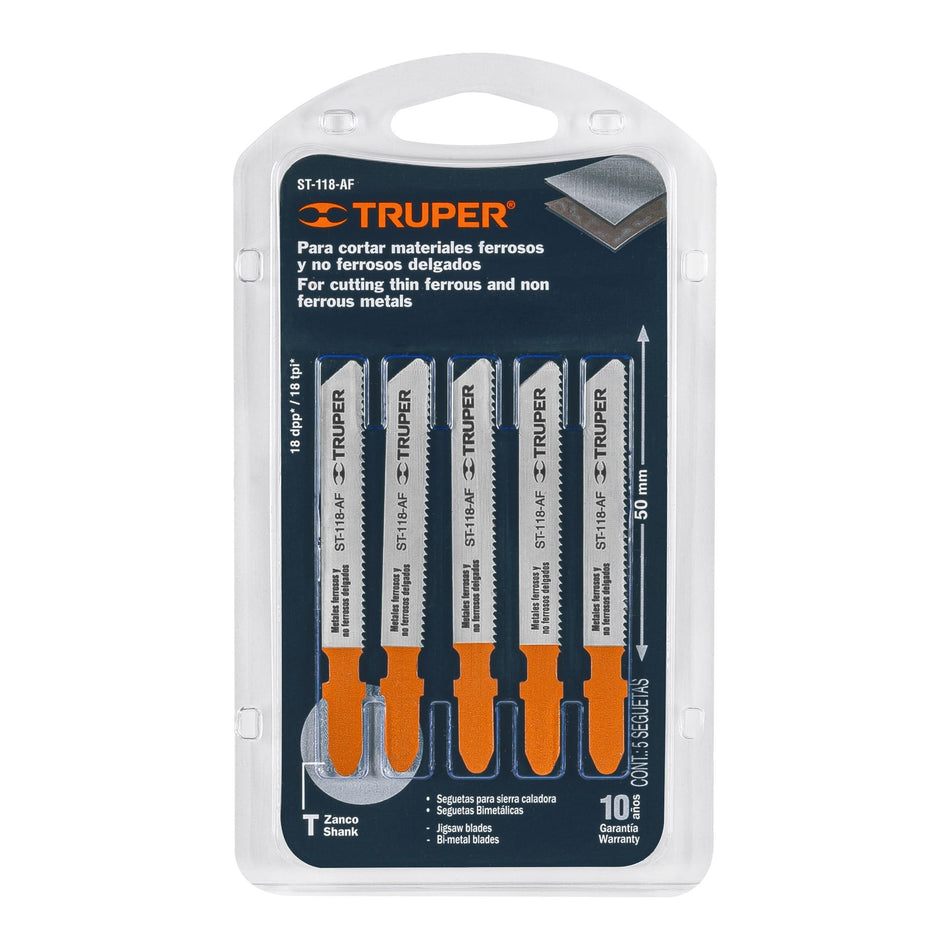 JUEGO SIERRA CALADORA ZANCO T CORTE CURVO 5 PCS TRUPER