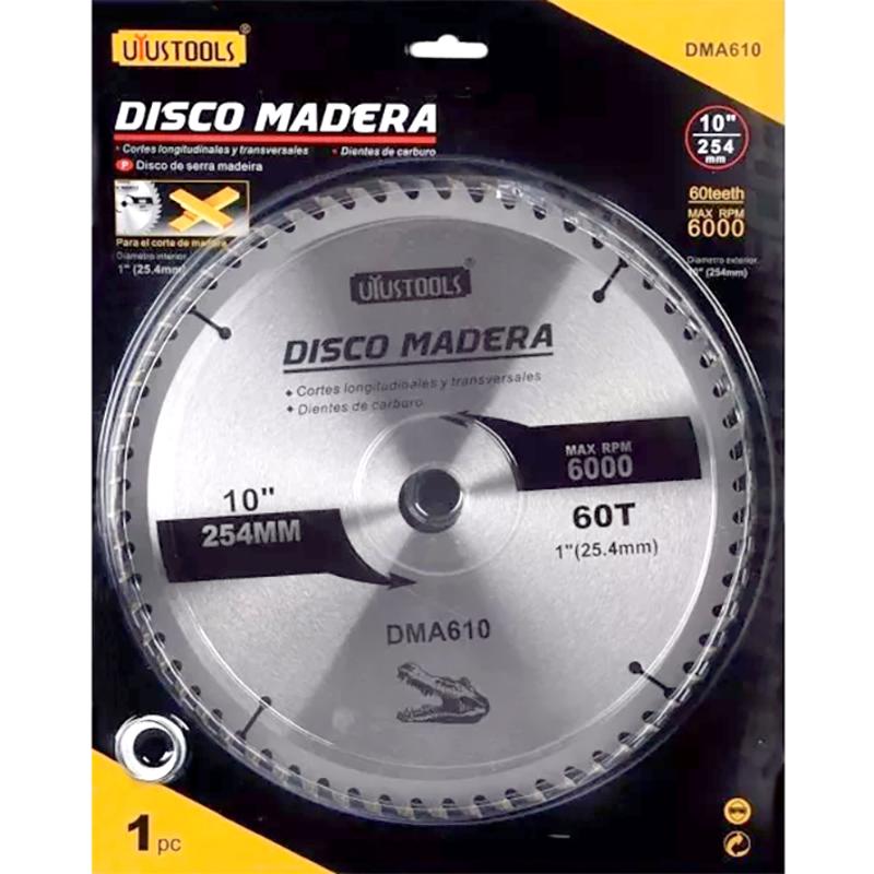 DISCO P/MADERA SEGMENTADO 10" X 60T  UYUSTOOLS