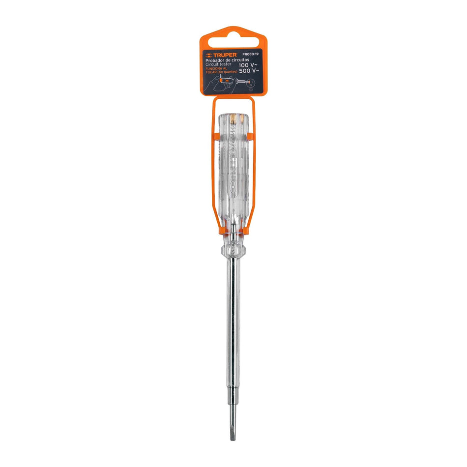 PROBADOR DE CORRIENTE 19CM TRUPER