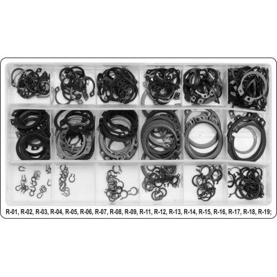 JUEGO DE SEGURO SEAGER EXTERIOR 300 PCS YATO