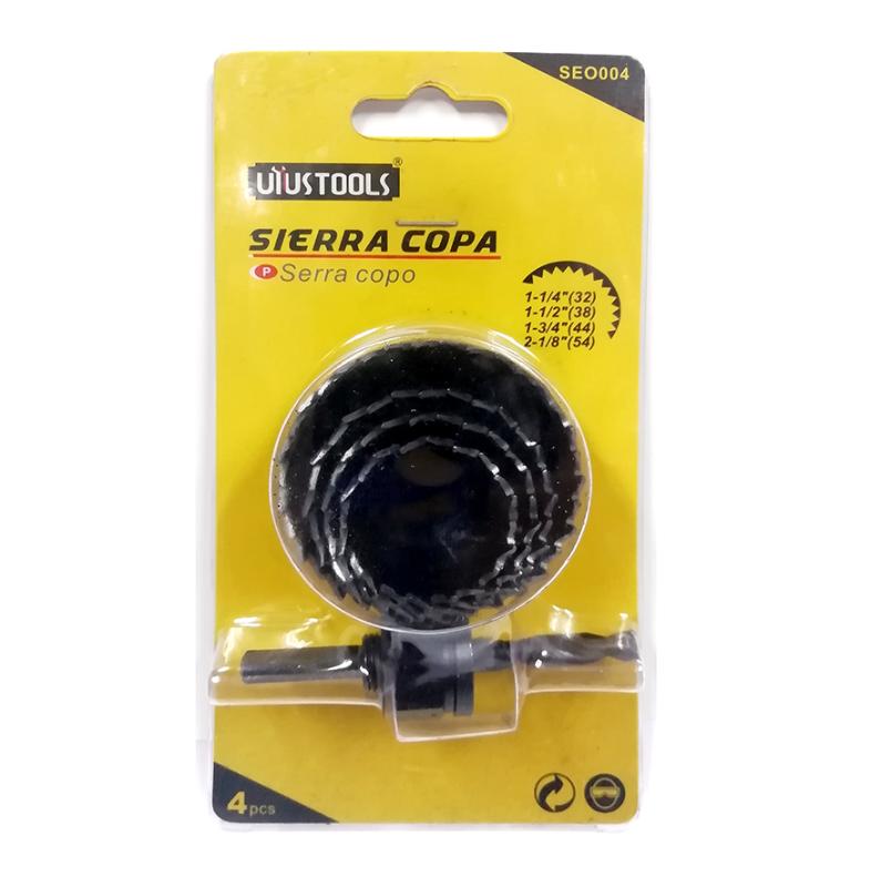 JUEGO SIERRA COPA 4PCS UYUSTOOLS